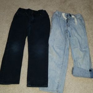2 pairs of boys jeans